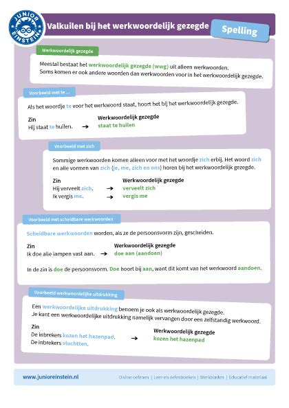 lv of wwg oefeningen|Kaarten: Oefening: Werkwoordelijk gezegde (WWG) en  .